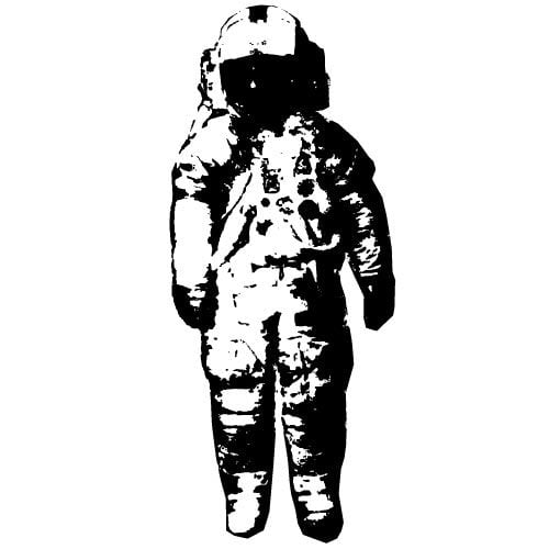 Astronauten vektorgrafikk