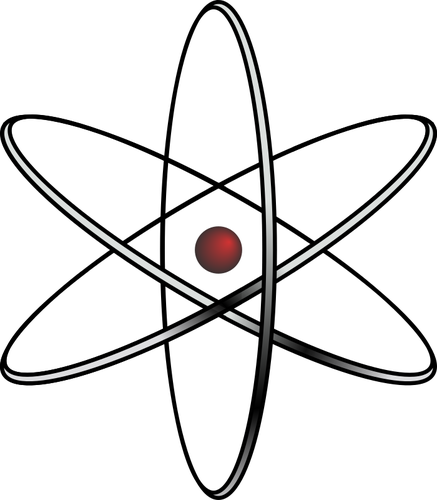 Stiliserad atom bild