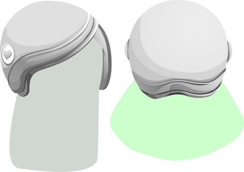Vektortegning av avatar hjelm