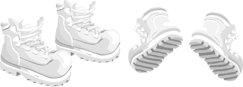 Clipart vetorial de botas infantis