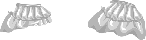 Gambar vektor lemari pakaian perempuan rok untuk avatar