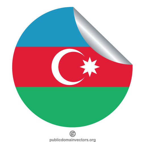 Azerbaycan Ulusal bayraÄŸÄ± Sticker