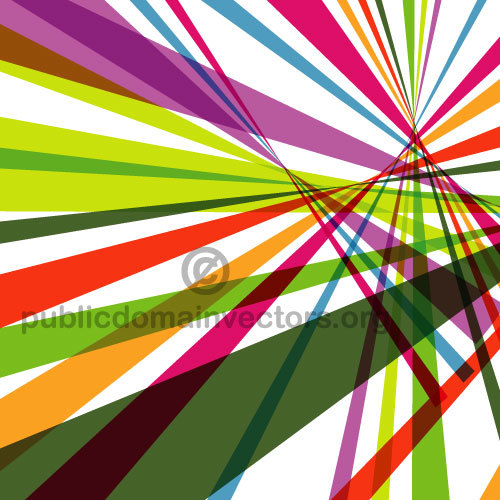 Garis-garis berwarna-warni Bursa vektor