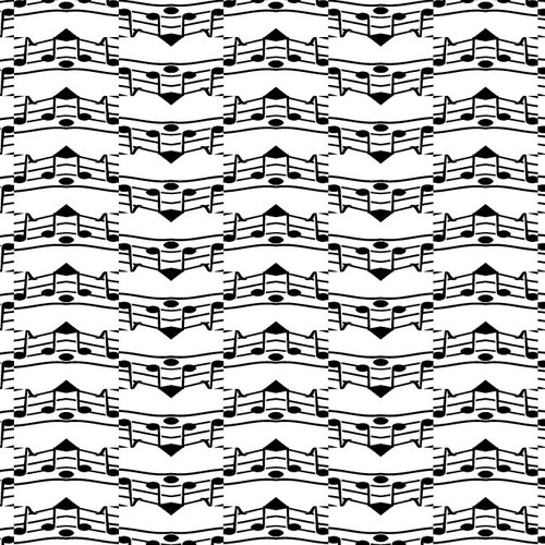 Musical notes pattern
