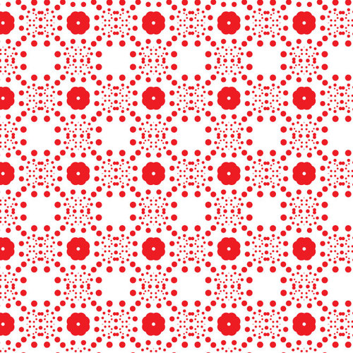 Rode stippen patroon