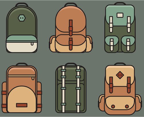 Backpacks set