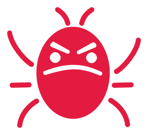 Bad bug icon
