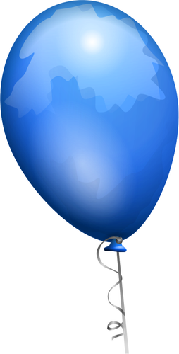 GraficÄƒ vectorialÄƒ de albastru strÄƒlucitor balon cu nuante