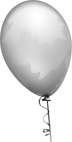 Grafica vectoriala de balon galben palid pe un ÅŸir de decorat