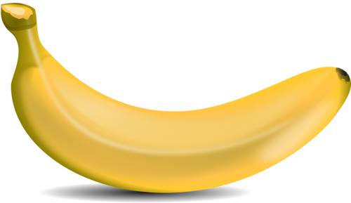 Buah-buahan yang dapat dimakan kuning klip seni