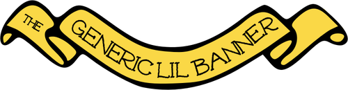 Vektor ilustrasi bergelombang kuning banner