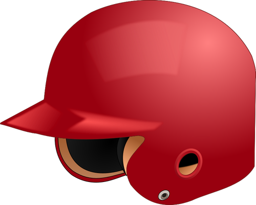 Immagine vettoriale casco di baseball