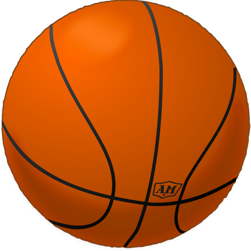 Basketbal spelen bal vector illustraties