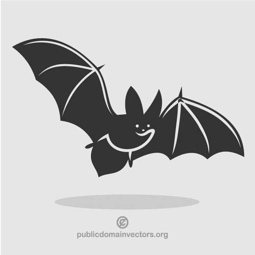 Black bat clip art