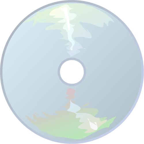 CD-ikonen med eftertanke vektorbild