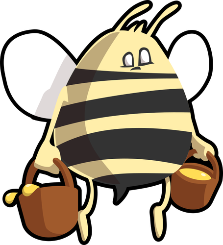 Bee bÃ¦rer honning