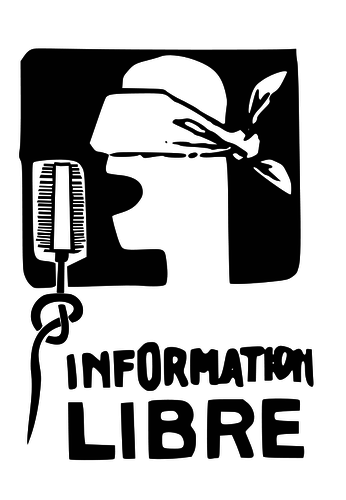 Immagine vettoriale poster di libera informazione