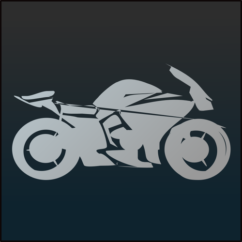 Motorfiets icoon vector afbeelding