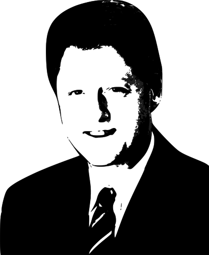 Graphiques vectoriels de Bill Clinton