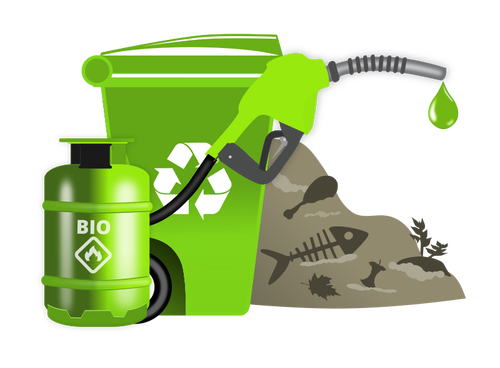 Image vectorielle de bio-carburants