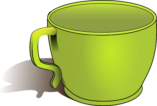 GrÃ¸nne cup vektor image