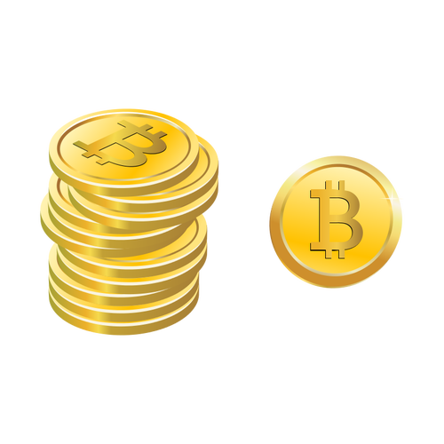 Bitcoins-Vektor-Bild