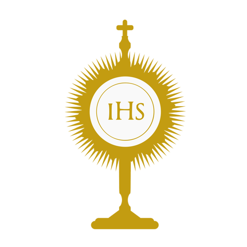 The Blessed Sacrament vector image