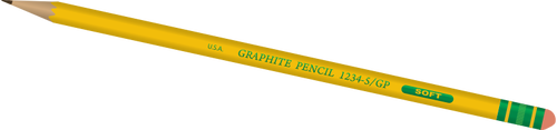 Grafit penna vektorbild