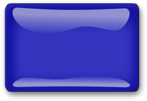GlÃ¤nzende blaue Quadrat-Taste-Vektor-illustration