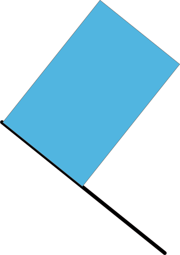 ModrÃ¡ vlajka vektorovÃ© ilustrace