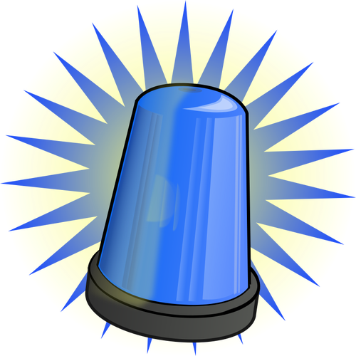Image clipart vecteur lumineux bleu signal