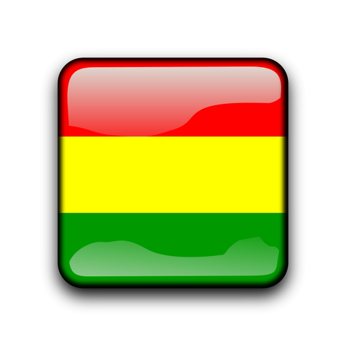 Bolivia bendera mengkilap tombol