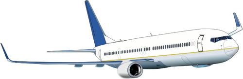 Imagine vectorialÄƒ de Boeing 737