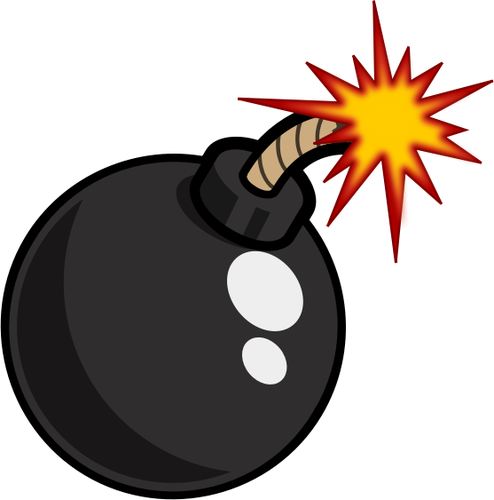Bomb vector image