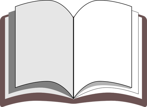 Open boek vector illustraties