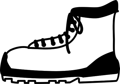 Vektor-Illustration des outdoor-boot