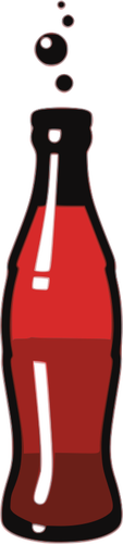 Bottle of soda drink vector graphics