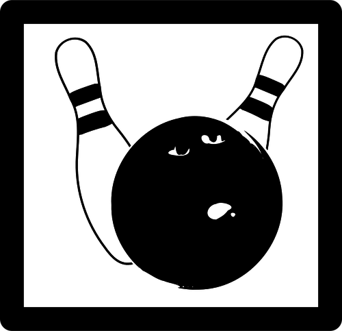 Bowling icÃ´nes vector image