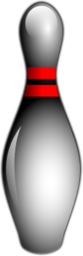 Bowling pin teken vector illustraties