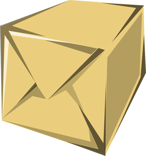 Image of envelope style cardboard box
