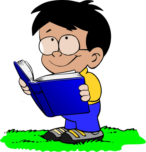 Junge mit Buch