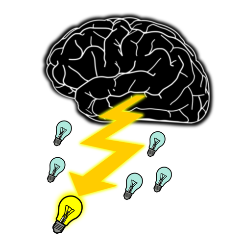 Brainstormen pictogram
