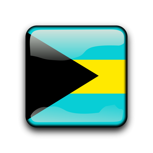 Bahamas Flagge button