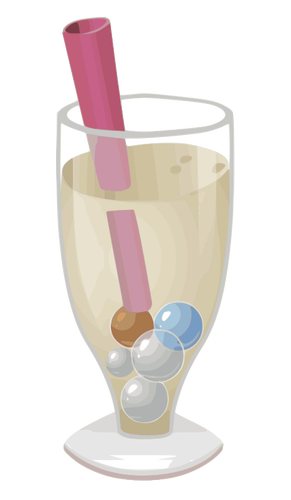 Rysunek szampan szampan szkÅ‚o kolor