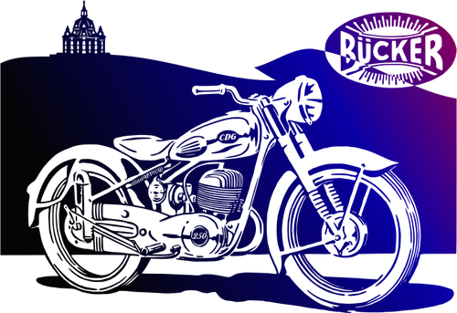 Motorrad-Vektor-ClipArt