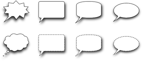 Collection of speech bubbles vector image