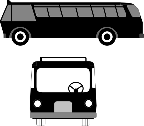 Imagine vectorialÄƒ de autobuz Simbol