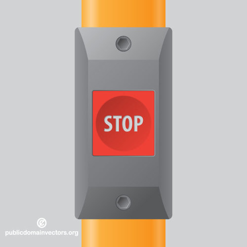 Stop buton Ã®ntr-un autobuz