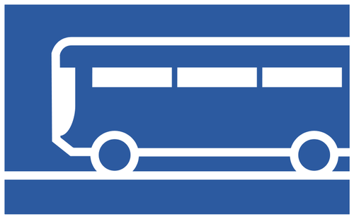 Buss piktogram vektor