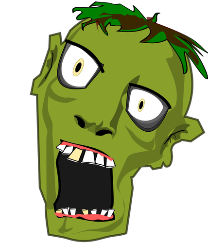 Imagine de cap vector zombie